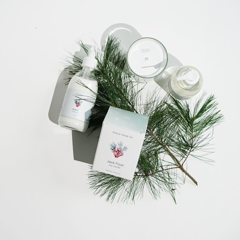 Shore Soap Company Jack Frost Holiday Collection Piper and Dune