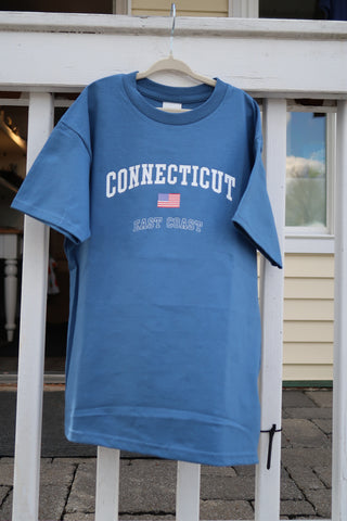 Connecticut East Coast Short Sleeve T-Shirt- Youth Sizing | Piper and Dune Exclusive Piper and Dune