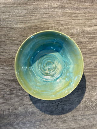 Large Turquoise Bowl | Michele Miller Pottery Michele Miller Pottery