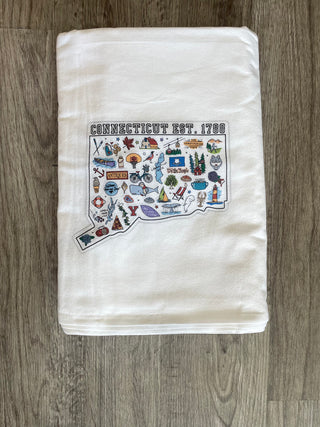 Connecticut Est. 1788 Tea Towels | Piper and Dune Exclusive Sycamore Creek Makers