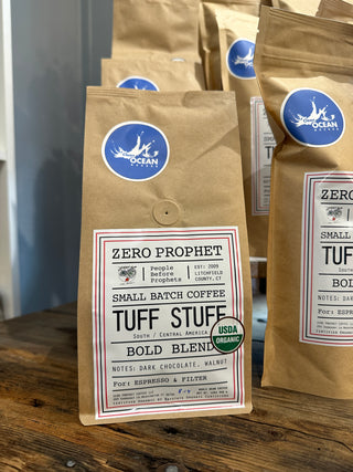 Tuff Stuff - Zero Prophet Organic Whole Bean Coffee - 2 Sizes Zero Prophet Coffee LLC