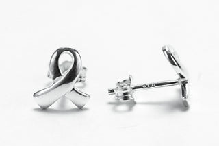 Sterling Silver Ribbon Earrings - piper-and-dune - Jewelry