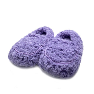 Curly Purple Slippers Warmies