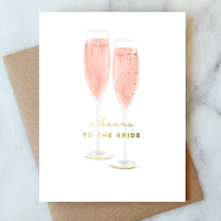 Bubbles For the Bride Greeting Card | Wedding Card Abigail Jayne Design