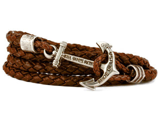 Ocean Aged Whiskey Leather Bracelet - piper-and-dune - Jewelry