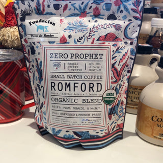 Romford - Zero Prophet Organic Whole Bean Coffee - 2 Sizes Zero Prophet Coffee LLC