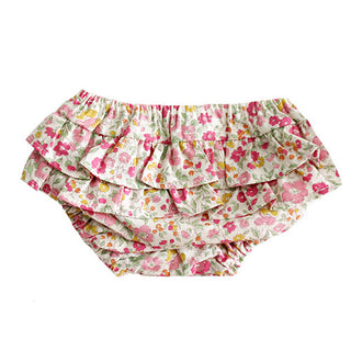 Ruffle Nappy Cover - Rose Garden (3-6 Months) Alimrose