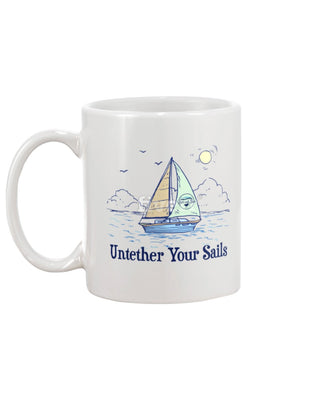 Piper and Dune "Untether Your Sails" 15oz Mug Piper and Dune