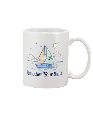 Piper and Dune "Untether Your Sails" 15oz Mug Piper and Dune