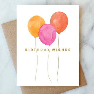 Balloons Birthday Greeting Card Abigail Jayne Design