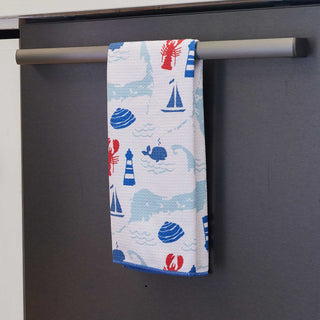 THE CAPE blu Kitchen Tea Towel rockflowerpaper