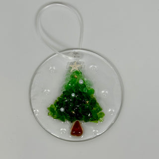 Artisan Made Resin and Sea Glass Christmas Tree Ornaments- 3 Styles! | Gypsy Waves Gypsy Waves