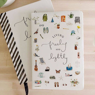 Living freely and lightly journal emily lex studio