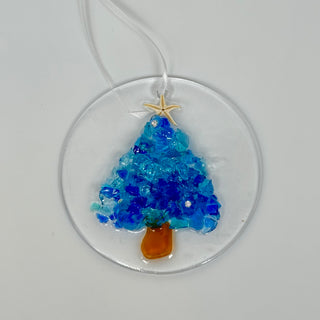 Artisan Made Resin and Sea Glass Christmas Tree Ornaments- 3 Styles! | Gypsy Waves Gypsy Waves