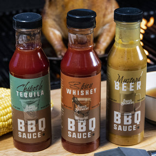 Booze-Infused BBQ Sauce 3 Bottle Gift Set Swag Brewery
