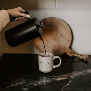 Love You Stoneware Coffee Mug - Gifts & Home Decor Sweet Water Decor