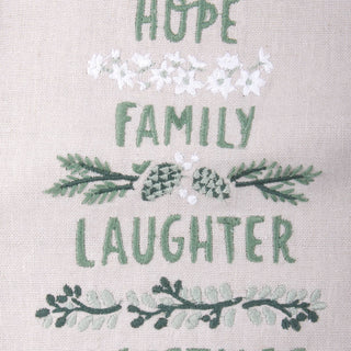 Family Laughter Christmas Kitchen Towel Primitives by Kathy