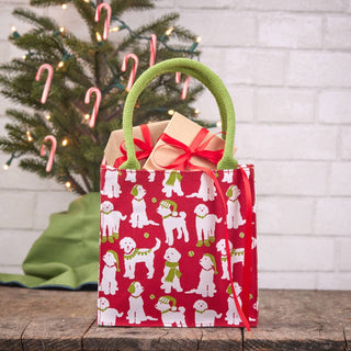 CHRISTMAS MARVIN Itsy Bitsy Reusable Gift Bag Tote rockflowerpaper