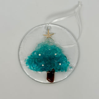 Artisan Made Resin and Sea Glass Christmas Tree Ornaments- 3 Styles! | Gypsy Waves Gypsy Waves