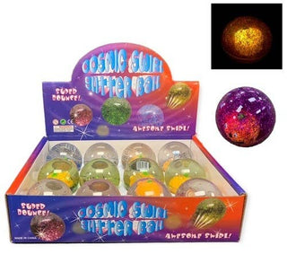 Halloween Pumpkin Light-up Glitter Ball Handee Products