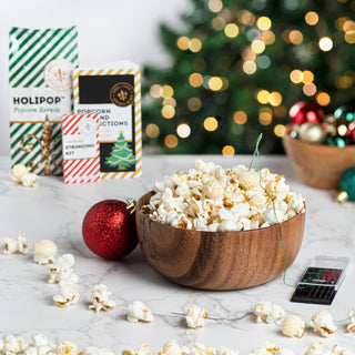 HoliPop Popcorn Garland Kit - DIY Christmas Ornament Craft Dell Cove Spices & More Co.