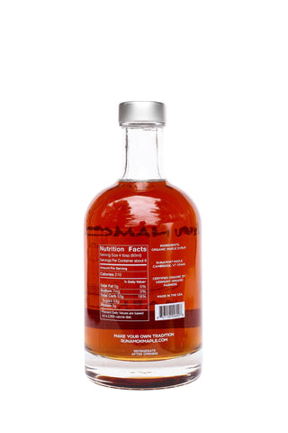 Sugarmaker's Cut Pure Vermont Organic Maple Syrup 375ml Runamok