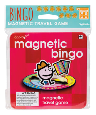 Magnetic Travel Games, Assortment of 6 Games, 24/Display Toysmith