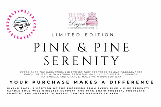 Limited Edition: Pink + Pine Serenity 3-Wick Soy Candle | The Pink Chair Project 83 Main Candle Company