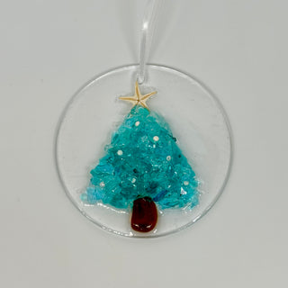 Artisan Made Resin and Sea Glass Christmas Tree Ornaments- 3 Styles! | Gypsy Waves Gypsy Waves