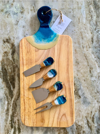 Organic Resin Poured Cheese Utensils | Nikita Fine Arts Nikita Fine Art