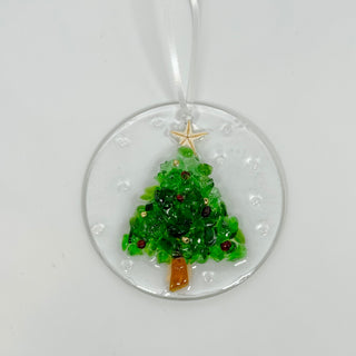 Artisan Made Resin and Sea Glass Christmas Tree Ornaments- 3 Styles! | Gypsy Waves Gypsy Waves