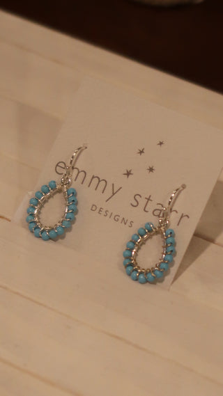 Turquoise Wrap Earrings - Jewelry by emmy starr Emmy Starr