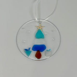 Artisan Made Resin and Sea Glass Christmas Tree Ornaments- 3 Styles! | Gypsy Waves Gypsy Waves