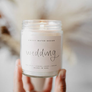 Wedding 9 oz Soy Candle - Home Decor & Wedding Gifts Sweet Water Decor