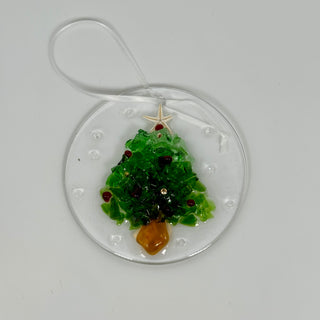 Artisan Made Resin and Sea Glass Christmas Tree Ornaments- 3 Styles! | Gypsy Waves Gypsy Waves