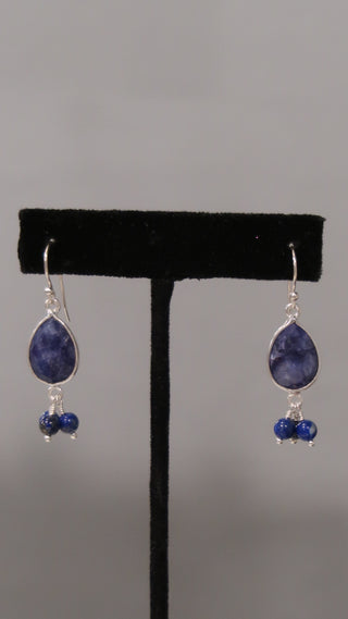 Lapis Teardrop Earrings -Jewelry by emmy starr Emmy Starr