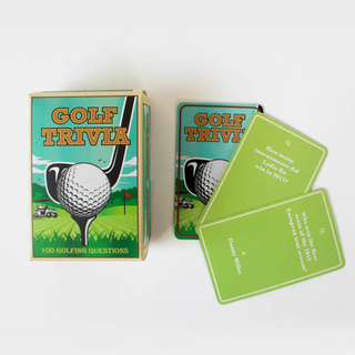 Golf Trivia Cards Gift Republic