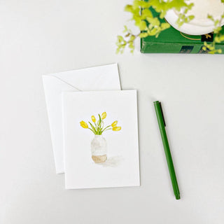 Flower notecards set emily lex studio