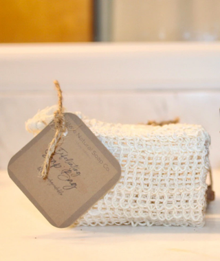 Sisal Soap Saver Bag | Sisal Soap Pouch Bare Natural Soap Co