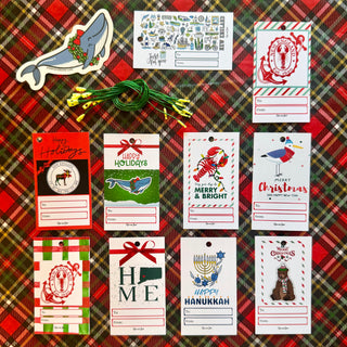 Holiday Gift Tags - 11 Piece Set | Piper and Dune Exclusive Piper and Dune