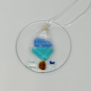 Artisan Made Resin and Sea Glass Christmas Tree Ornaments- 3 Styles! | Gypsy Waves Gypsy Waves