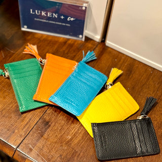 The Firenze Coin Purse/Credit Card Holder - 5 Colors | Luken and Co. Luken + Co