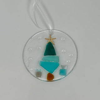 Artisan Made Resin and Sea Glass Christmas Tree Ornaments- 3 Styles! | Gypsy Waves Gypsy Waves