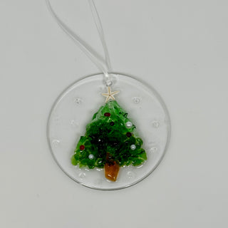 Artisan Made Resin and Sea Glass Christmas Tree Ornaments- 3 Styles! | Gypsy Waves Gypsy Waves