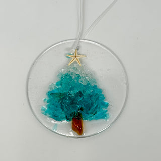 Artisan Made Resin and Sea Glass Christmas Tree Ornaments- 3 Styles! | Gypsy Waves Gypsy Waves