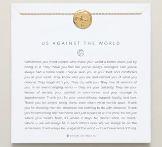 Us Against The World Necklace | Bryan Anthonys Bryan Anthonys