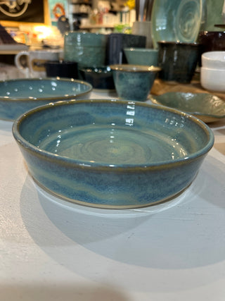 Green Low Dish | Michele Miller Michele Miller Pottery