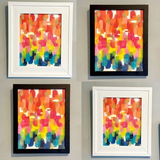 Rainbow Art Framed Print - 8" x 10" in Frame | Gert & Co Gert & Co