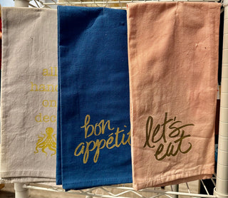 Gold Rush Tea Towels - 3 Options Karma