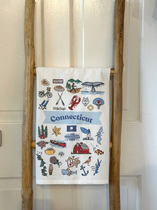 New Connecticut Tea Towel - Piper and Dune Exclusive Sycamore Creek Makers